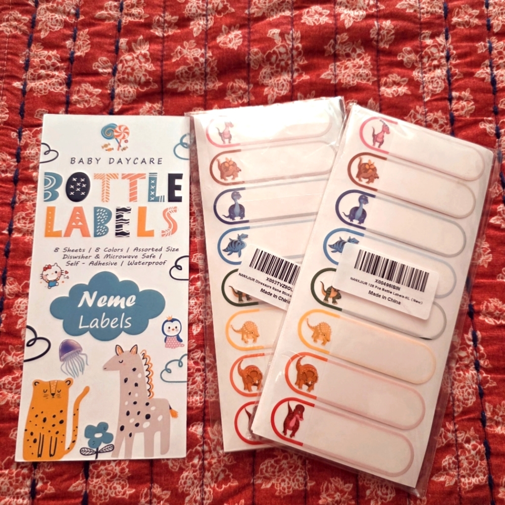 Baby Bottle Labels, BNIP